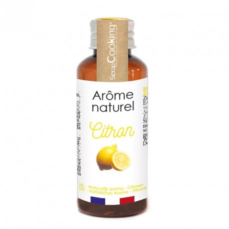 Arôme naturel liquide Citron de la passion 40ml - ScrapCooking