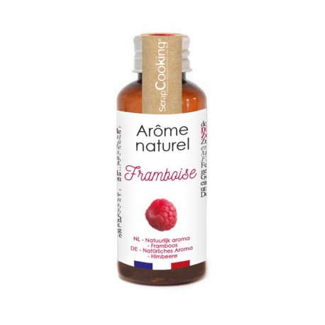 Arôme naturel liquide Framboise 40ml - ScrapCooking