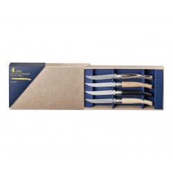 Coffret de 4 couteaux de table Chic en bois mix- Opinel