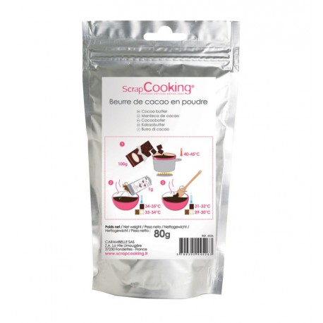 Beurre de cacao en poudre - ScrapCooking