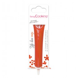 Stylo choco rouge - ScrapCooking
