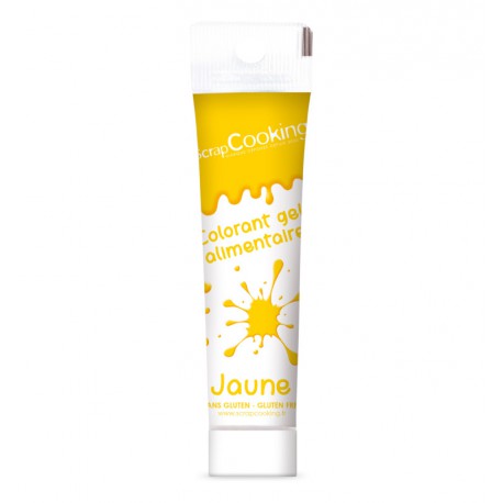 Colorant alimentaire en gel jaune - ScrapCooking