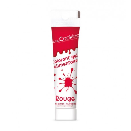 Colorant alimentaire en gel rouge - ScrapCooking