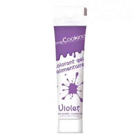 Colorant alimentaire en gel violet - ScrapCooking