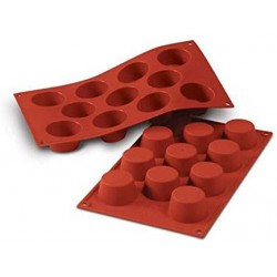 Moule 11 mini muffins silicone - Silikomart