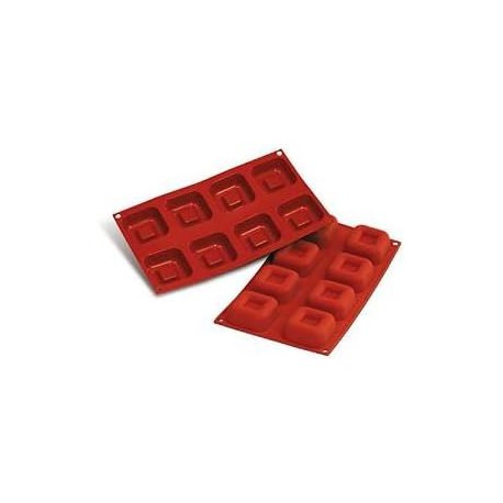 Moule square savarin silicone - Silikomart