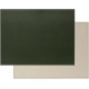 Set de table similicuir réversible olive ivoire - Freeform