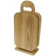 Set de 6 planches à tartiner en bois d'hévéa avec support - Cosy